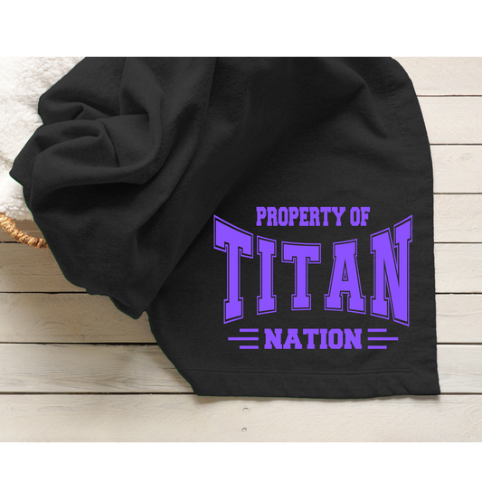 Property of Titan Nation Blanket