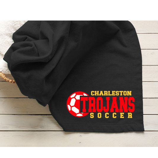 Trojans Soccer Blanket