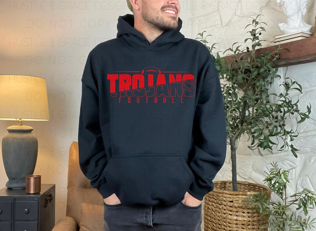 Trojans Football Red