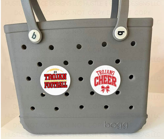 Trojans Bogg Bag Charms