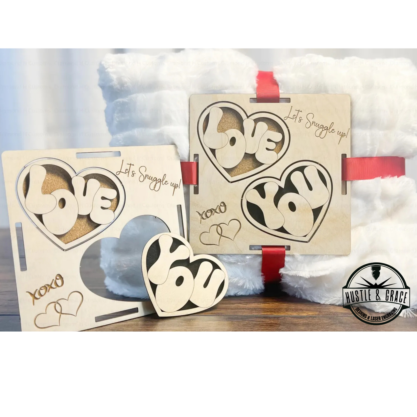 Love You Blanket Set