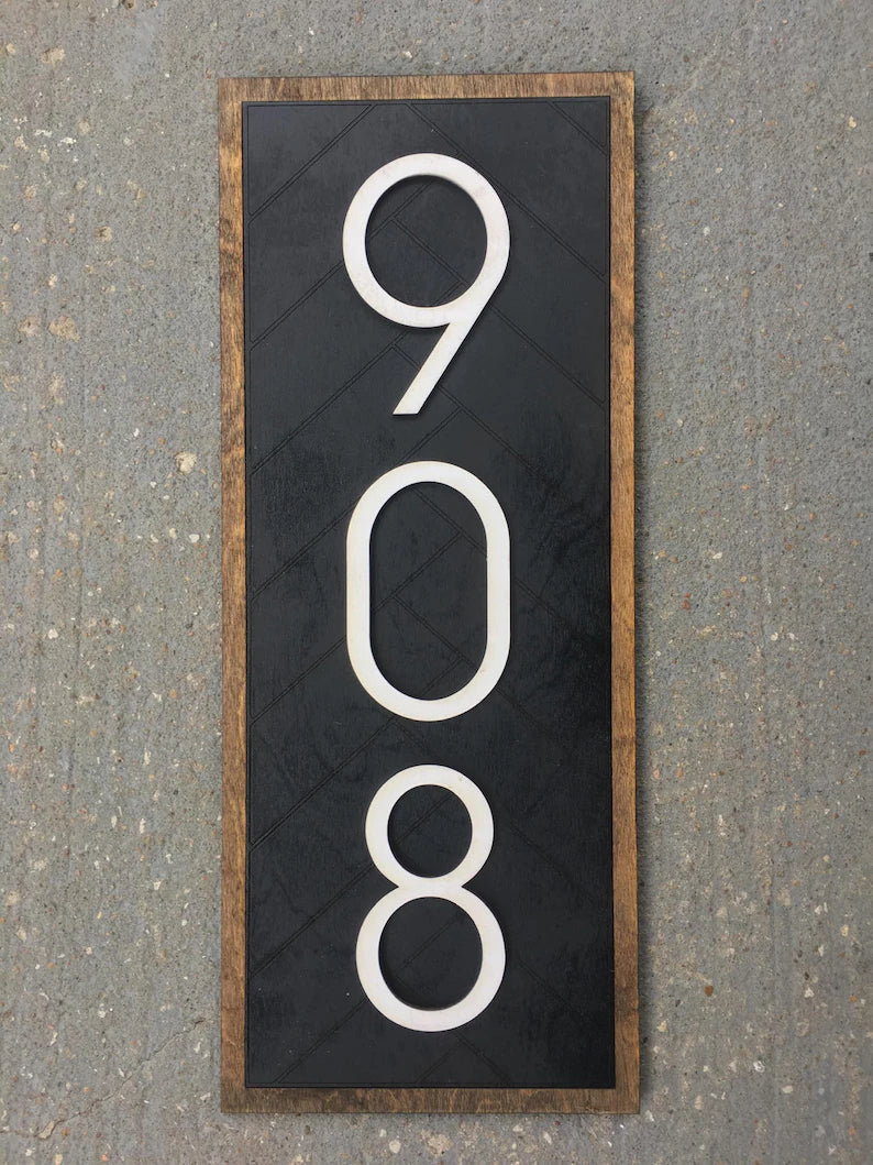 Custom Address Sign